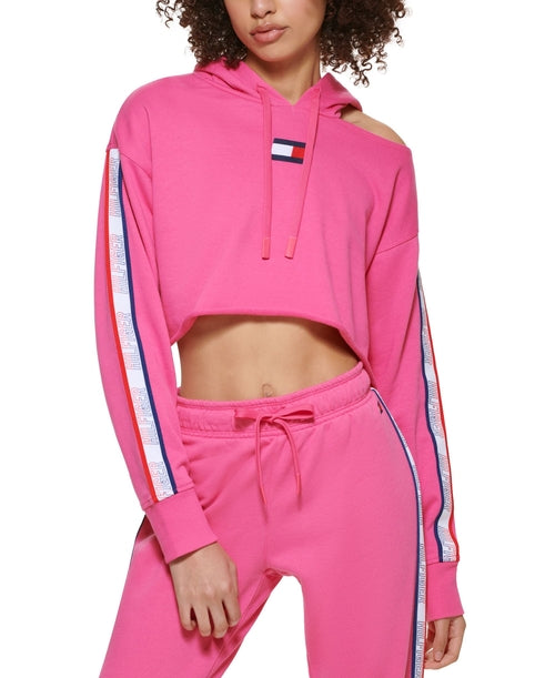 Tommy Hilfiger Sport Womens Cropped Hoodie